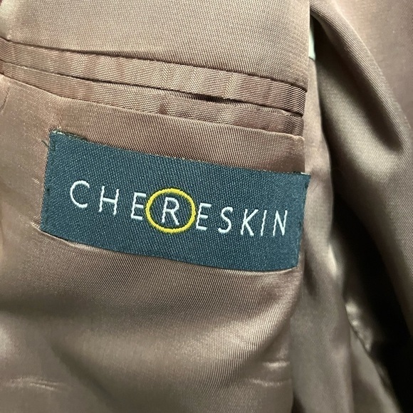 Chereskin Camel Hair Blend Blazer Gray Checkered Sports Coat Jacket Mens 42R - Picture 7 of 9